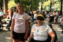 photo of Eva standing next to Disabled In Action member Jean Ryan